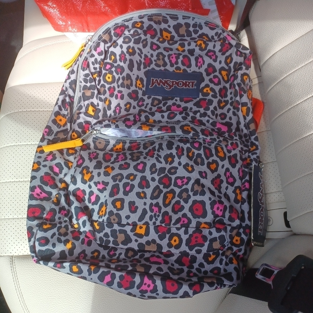 🐆🎒 JanSport Backpack - Superbreak - Greyrablucyleo